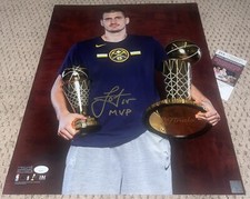 NIKOLA JOKIC SIGNED 16X20 PHOTO JSA AUTOGRAPH DENVER NUGGETS BASKETBALL MVP AUTO