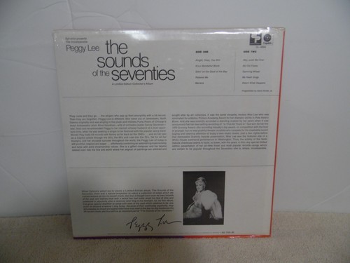 Peggy Lee - "The Sounds of the Seventies" - werkseitig versiegeltes LP-Album - Bild 2 von 2