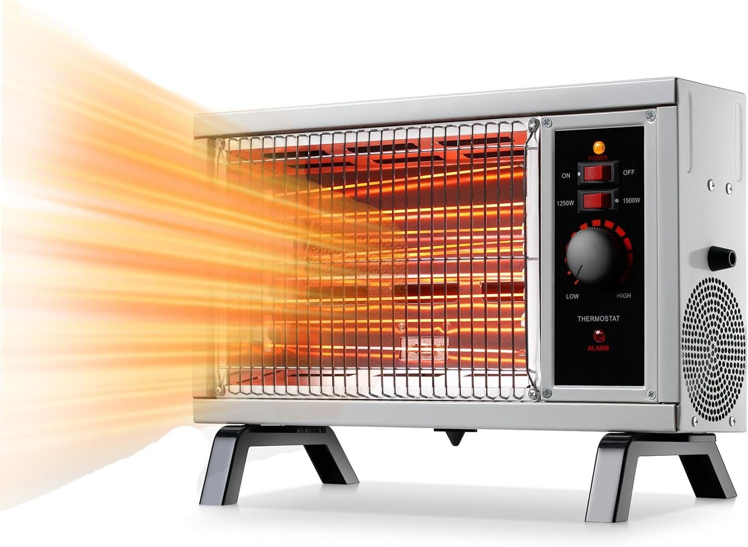 Radiant Heater,Space Heater with Two Heat Settings,Portable Electric Heater for