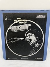 Paul McCartney Wings Rockshow CED Selectavision Videodiscs