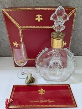 Remy Martin Louis XIII Baccarat Bottle & Glass with Box Serial Number Matching