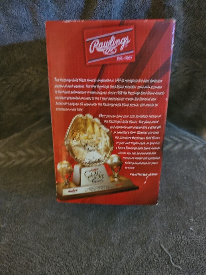 Rawlings MLB Baseball Miniature Gold Glove Award Dereck Jeter, Torii