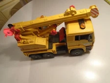  Vintage Bruder MAN Tele-Crane TC 4500 Crane Truck 2001 no string or hook clean