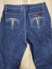 Vintage Sergio Valente Indigo Blue 70s 80s Denim Jeans V Stitched Pocket Size 30