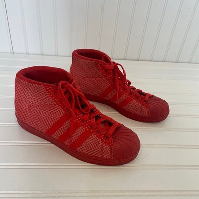 Adidas Originals Pro Model Weave Triple Red Casual Sneakers Shoes Mens Size 6