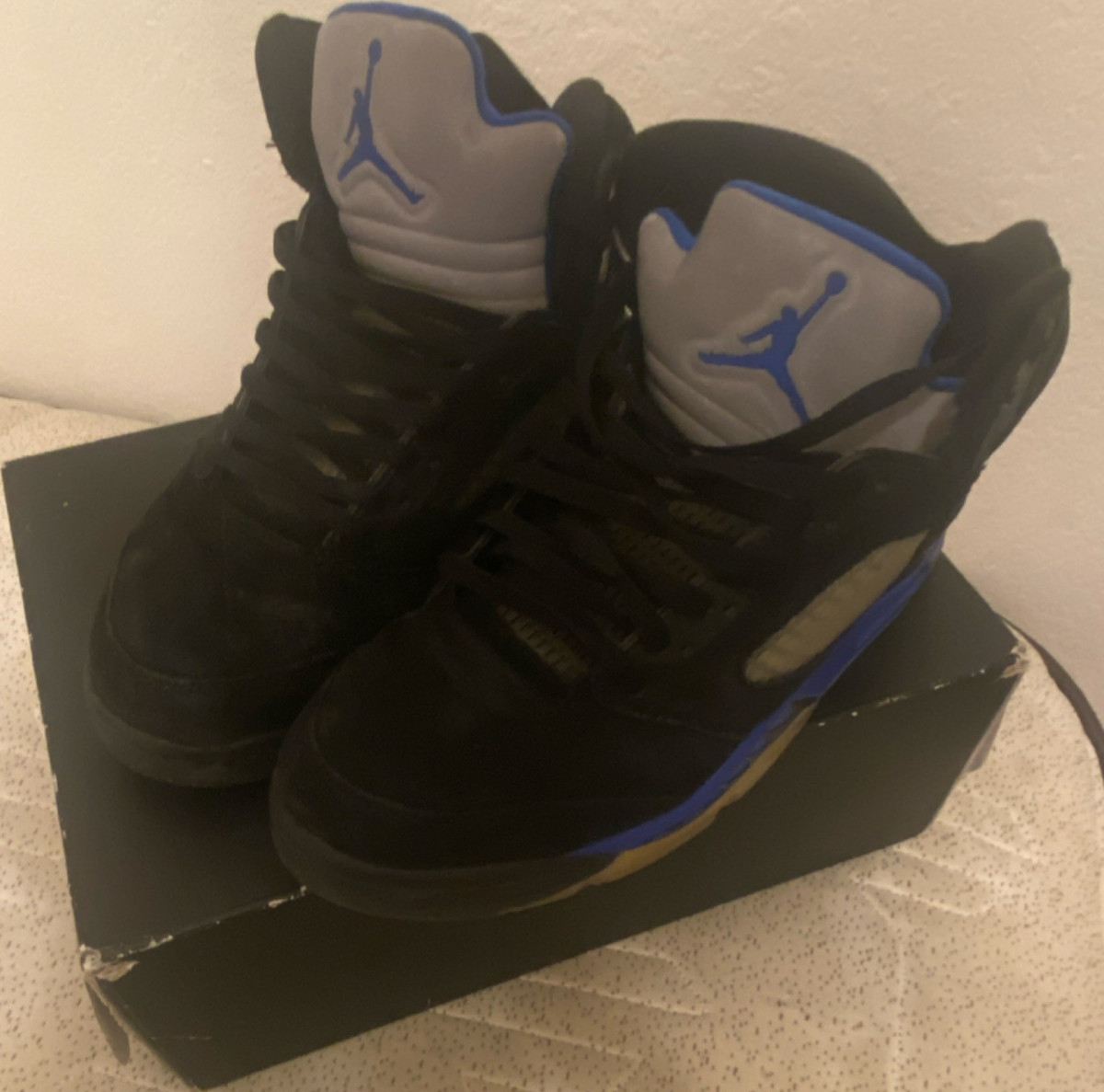 Jordan Air Jordan 5 Retro Racer Blue CT4838-004 Black Blue 