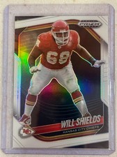 2025 Panini Prizm Black - Will Shields #75 White Prizm /175