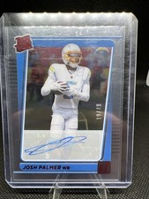 2021 panini donruss Clearly josh palmer rated rookie Red /49 Autograph