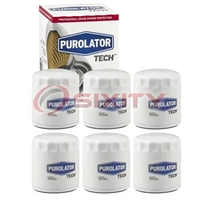 6 pc Purolator TECH TL11424 Engine Oil Filters for WL10351 PH10066 PF66 js