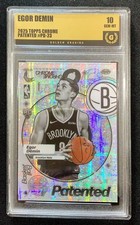 2025-26 Topps Chrome #PD-23 Egor Demin RC Card - Patented Negative Refractor