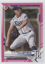 2021 Bowman Prospects Fuchsia Border 177/299 Nick Bitsko #BP-143 02qo