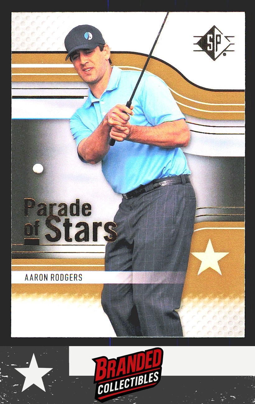 2012 SP Authentic PGA Aaron Rodgers #58 Parade Of Stars