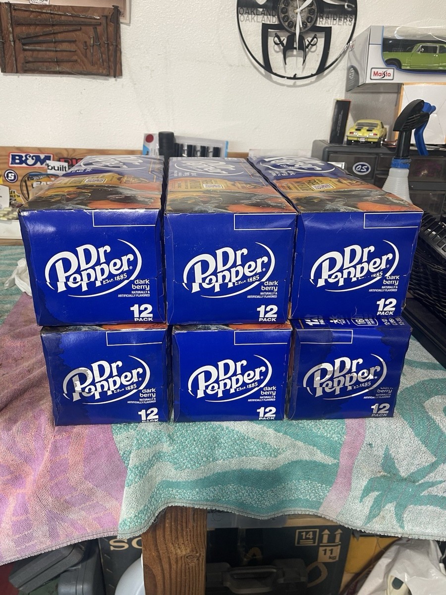 DR PEPPER DARK BERRY LIMITED EDITION JURASSIC WORLD- 12 PACKS ZERO