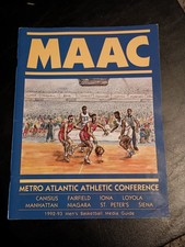 1992-93 MAAC Metro Atlantic Athletic Conference Basketball Media Guide