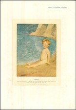 1913 FINE ART COLOUR Peter Child Captain Scott Print Life Copperfield Ltd (334)