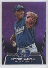 2012 Bowman Platinum Prospects Retail Purple Refractor Keyvius Sampson 0q5