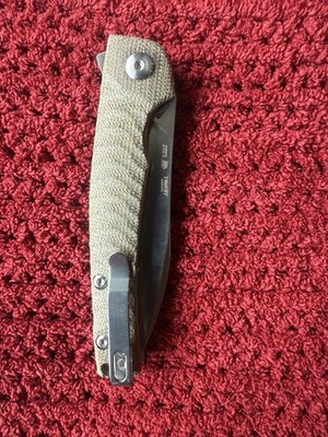Kizer Splinter Micarta Handle Stainless Steel Pocketknife Ambidextrous