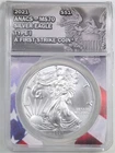 2021 Type 1 1oz Silver American Eagle MS70 ANACS 144649