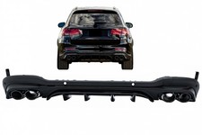 Diffusor Tipps f&uuml;r Mercedes GLC SUV X253 Facelift 2020- GLC43 Look Night Paket