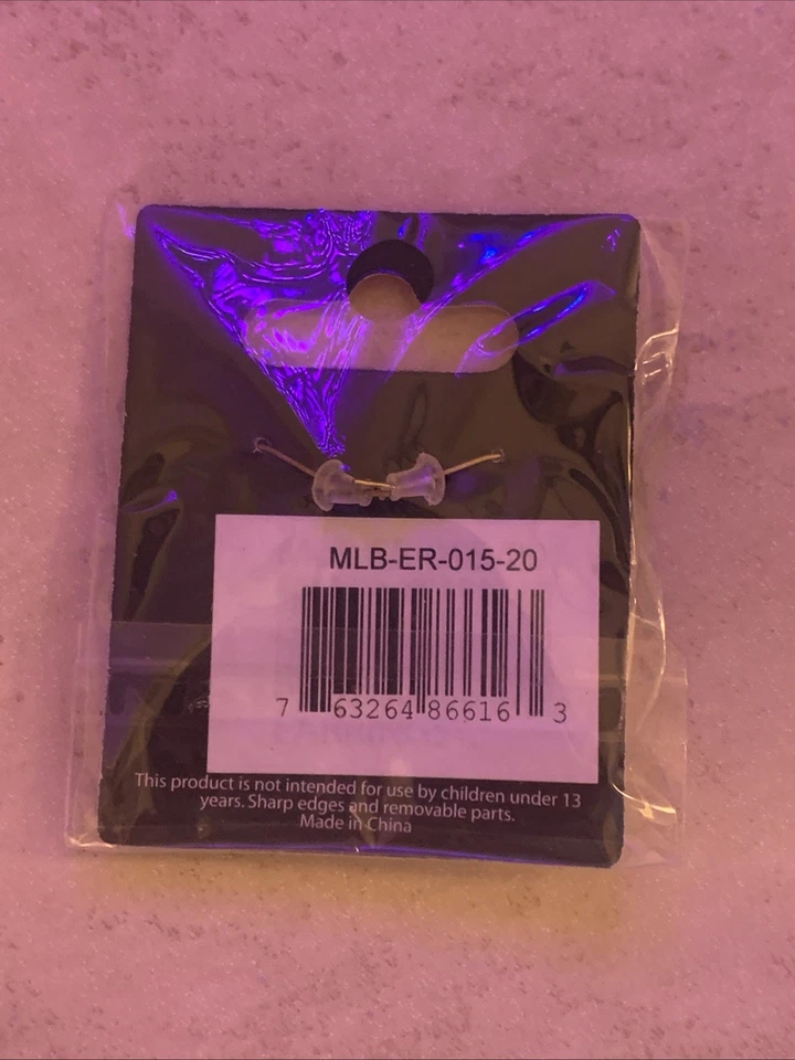 Philadelphia Phillies MLB J-Hook Logo Earrings - Image 3 of 3