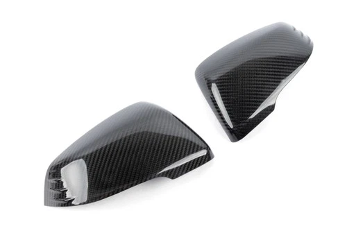Dinan D980-0040 Mirror Covers - Gloss Twill Carbon Fiber - Pair