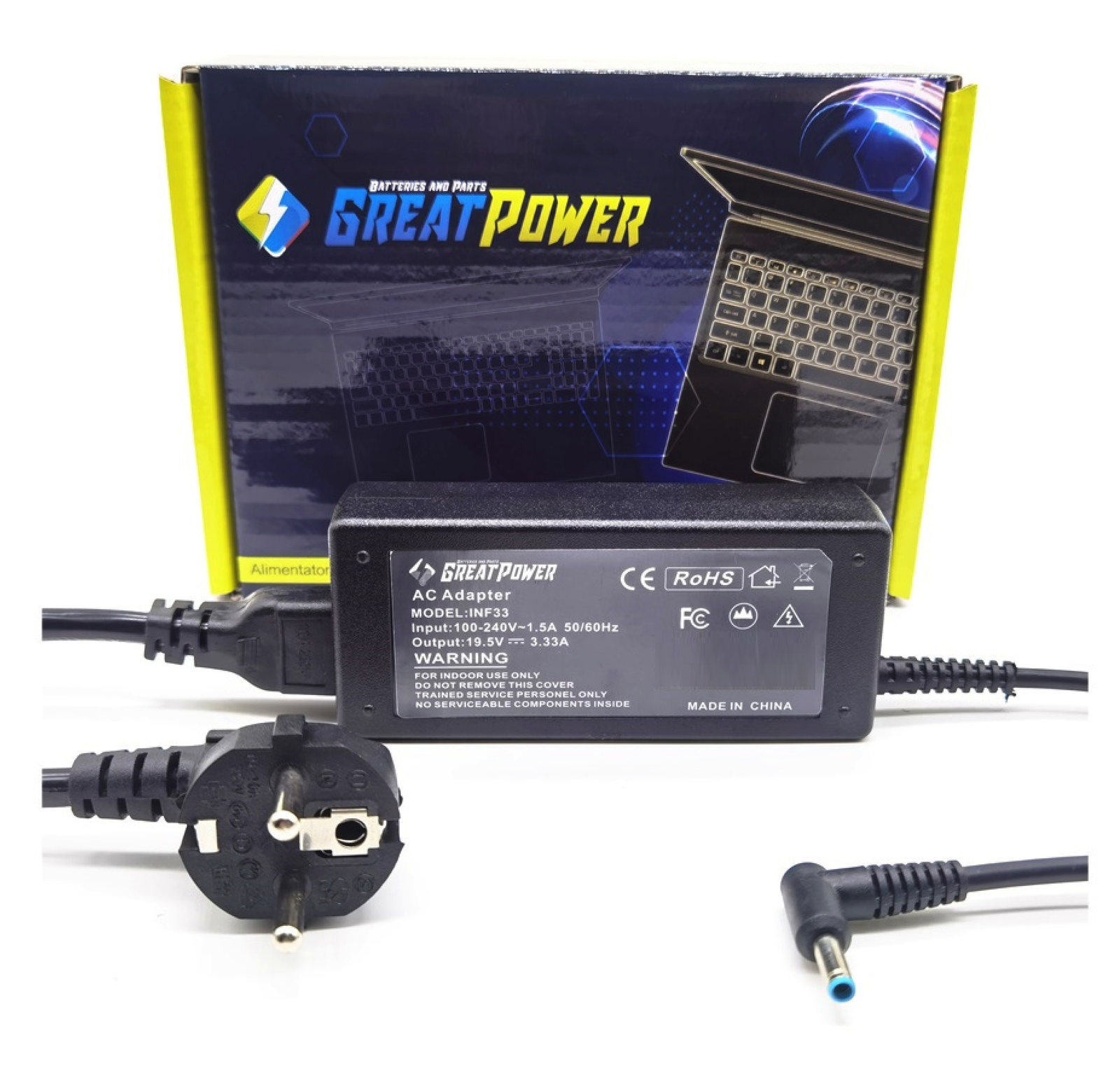 Alimentatore caricabatteria per HP Pavilion 350 G1 355 G2