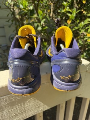 🔥RESTORED🔥Nike Zoom Kobe 6 'Imperial Purple' 2011 Lakers