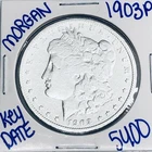 1903 P MORGAN SILVER DOLLAR AUTHENTIC U.S. MINT COIN RARE KEY DATE 5400