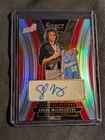 2025 Panini Select WNBA ANGEL MCCOUGHTRY Draft Selections Auto Silver Prizm