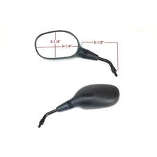 Right  And Left Side Mirror 8mm for Yamaha CW50 4sb-f6280-00 / 4sb-f6290-00