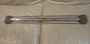 Vintage Bullworker Isometric Exercise Bar 35", Workout Upper Body w/ Gauge