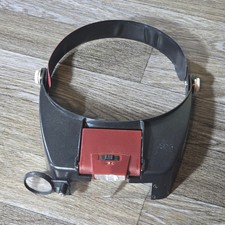 IRONTON Headband Magnifier with LED Light Multiple Lenses for Crafts Hobby