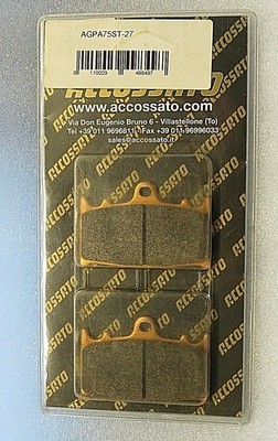 NEW Original ACCOSSATO Racing Bremsbeläge KAWASAKI SUZUKI // AGPA75ST-27