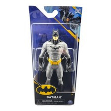 DC Comics Batman 6" Action Figure Grey Black Spin Master Boxed