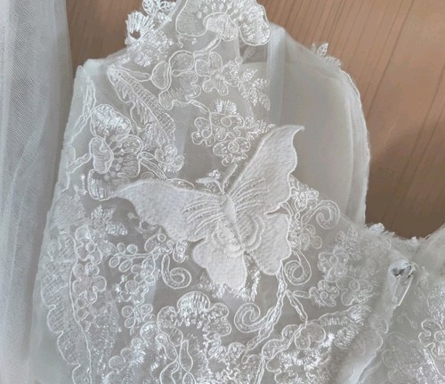 Hochzeitskleid, Zweiteiler, Gr.36/38, Weiß, von Lanting, , 1 X Getragen - Bild 4 von 5