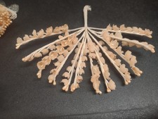 144 Pieces Vintage Silk Lily Of The Valley Millinery Flowers w/Pearl Buds, Peach