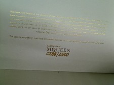 VISIONAIRE 58 SPIRIT RTW TRIBUTE TO ALEXANDER MCQUEEN #288/1500 MAKE OFFER