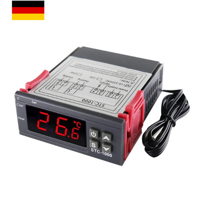 Digitaler Temperaturregler STC-1000 Thermostat 10A Heizen/Kühlen LED 110-220V