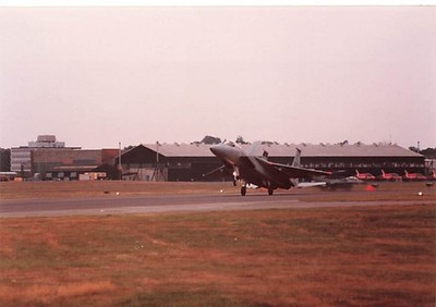 Foto McDonnell Douglas F-15 Eagle Farnborough 08.09.84 ca. 10 x 15cm - scc5398f