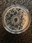 2021 Great Britain Queen’s Beasts Completer 2 oz Silver .999 Coin BU in Capsule
