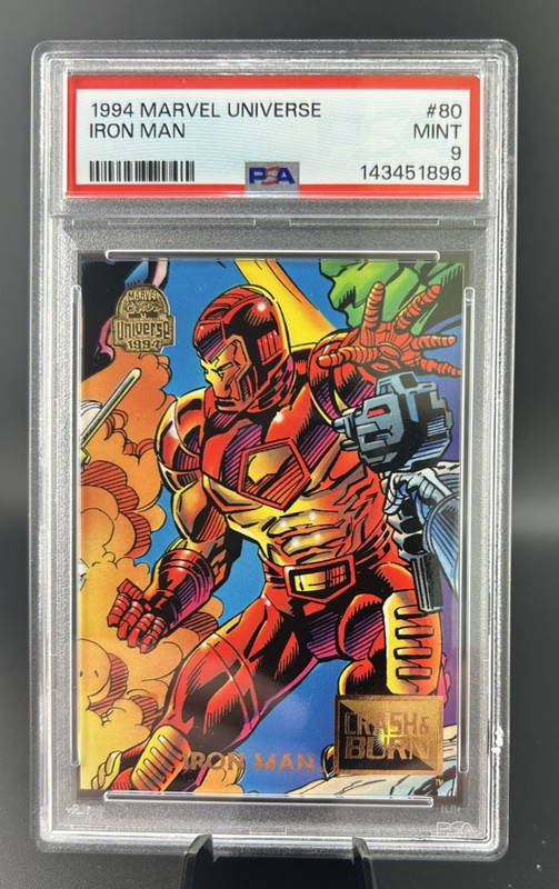 1994 Marvel Universe #80 IRON MAN PSA 9 MINT