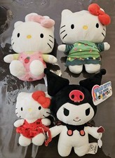 Sanrio Hello Kitty And Friends Kuromi Plush 8" Lot Of 4