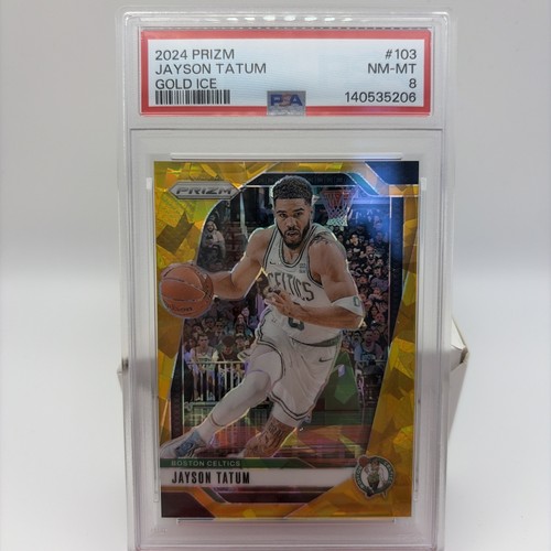 2024-25 Panini Prizm - Jayson Tatum #103 Gold Ice Prizm /10