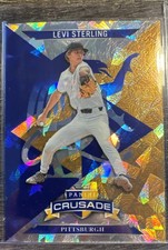 2025 Panini Crusade - Crusade Levi Sterling #11 Blue Cracked Ice (RC)