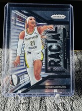 2025 Panini Prizm WNBA DiJonai Carrington Fractal Insert #1 Minnesota Lynx