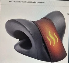 TRAKK neck Stretcher, Cervical Traction Divide Pillow With Graphene Heating Pad