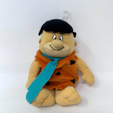 Warner Bros Flintstone Fred Plush Stuffed Doll Caveman Bean Bag 6" 1999 Vintage
