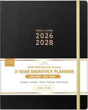 2026-2028 Monthly Planner - 3 Year Monthly Planner 2026-2028, Jan.2026 - Dec.202
