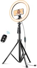 UBeesize 12.2" Ring Light with 62" Selfie Stick Tripod LED Ring Light with Stand
