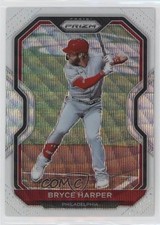 2021 Panini Prizm Tier II White Wave Prizm Bryce Harper #187 6o3